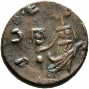 Barbarische Imitation einer reichsrömischen Prägung